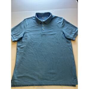 Croft & Borrow Light Blue Collared Shirt Size L